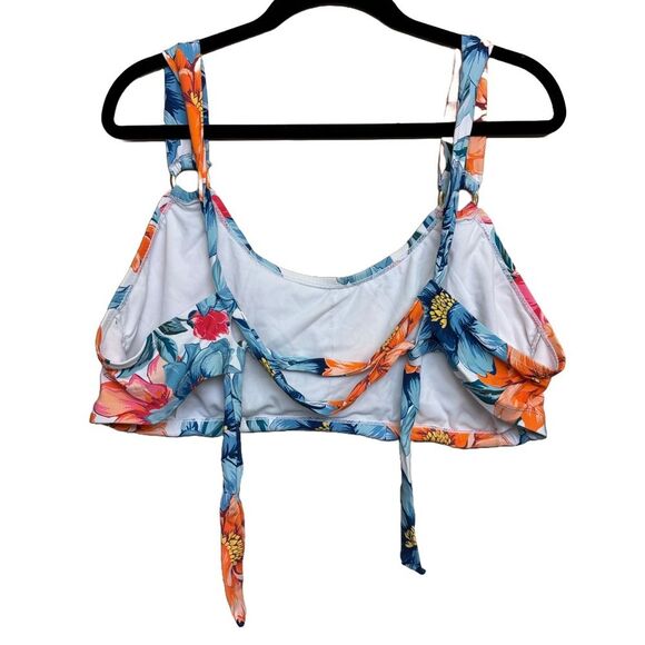 Time and Tru Plus Size Hawaiian Floral Bikini - Size 2x / 20 - 22 - Picture 4 of 10